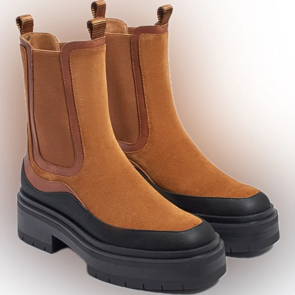 Sam Edelman Chelsea booties / leather - Picture 2 of 16